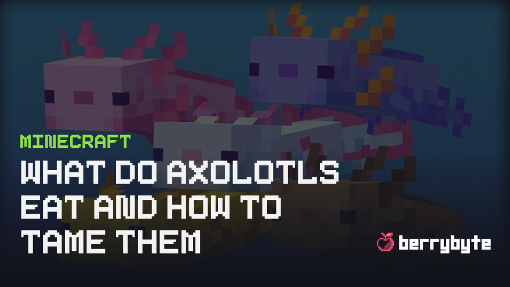 What Do Axolotls Eat in Minecraft and How to Tame