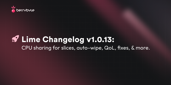 Lime Changelog v1.0.13