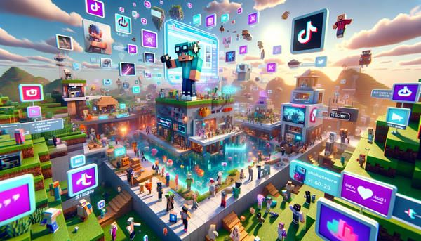 Minecraft servers are using social media marketing to go viral on TikTok to be successful.